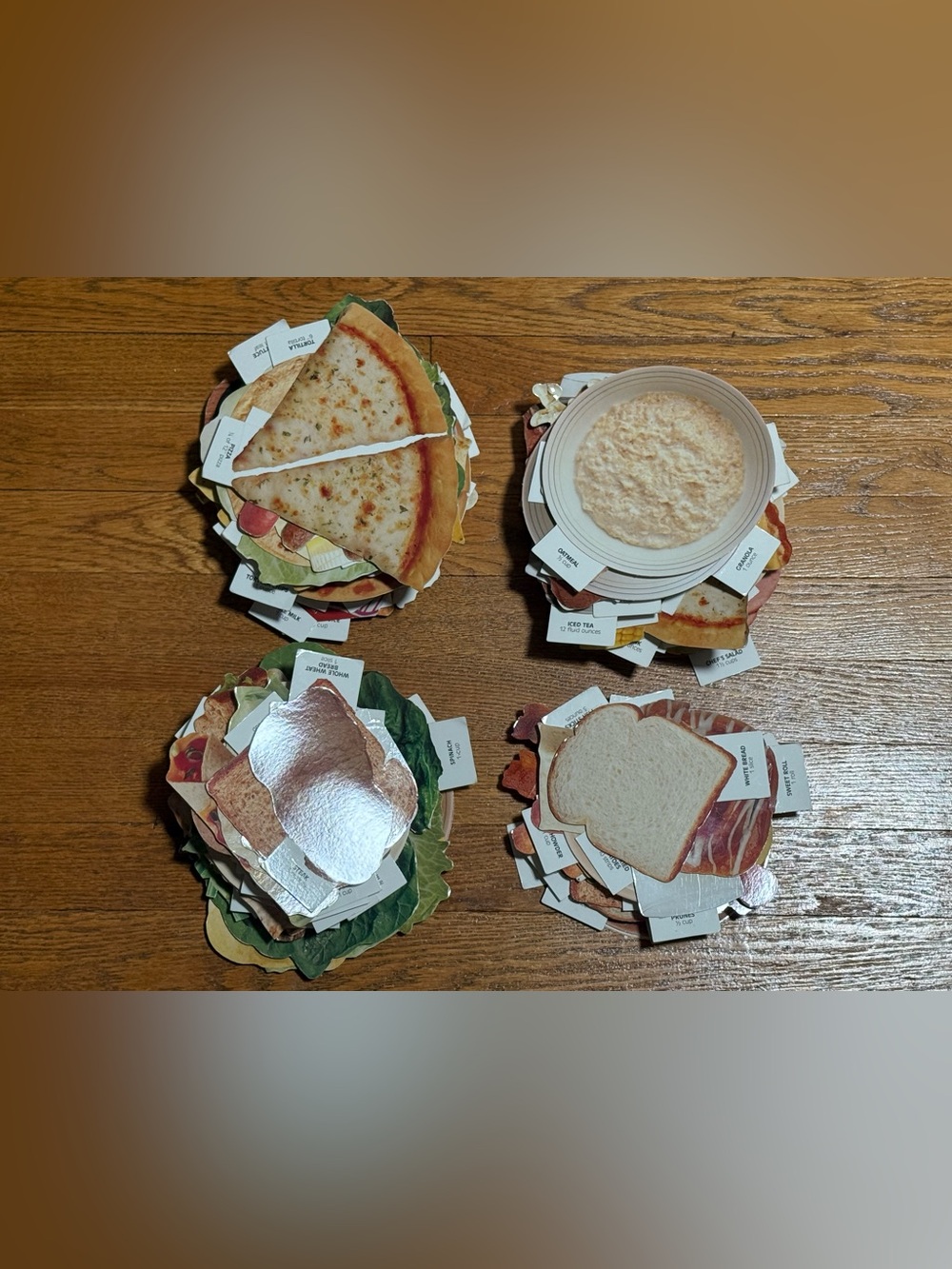Vintage 1994 National Dairy Council Food Models Complete 344 Piece Set Retro